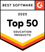 G2 top 50 education products award